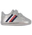 Tommy Hilfiger Skindfutter - Stribes Velcro - Silver