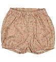 Wheat Shorts - Pleats - Porcelain Flowers