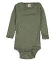 Engel Body l/ - Uld/Silke - Olive