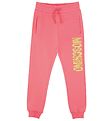 Moschino Sweatpants - Aurora Pink m. Guld
