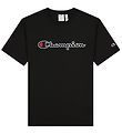 Champion Fashion T-Shirt - Sort m. Logo