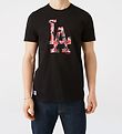 New Era T-Shirt - Los Angels Dodgers - Sort/Rosa