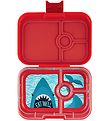 Yumbox Madkasse m. 4 Rum - Bento Box - Wow Red Shark