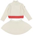 Moncler Sæt - Bluse/Nederdel - Uld - Natural