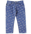 Emporio Armani Jeans - Denim Blue Medium/Hvid m. Logoer