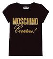Moschino T-shirt - Sort m. Guld