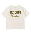 Moschino T-shirt - Hvid m. Guld