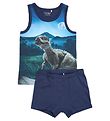 Minymo Undertj - Navy Night m. Dinosaur