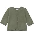 Fixoni Cardigan - Uld - Deep Lichen Green