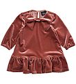 Petit By Sofie Schnoor Kjole - Velour - Rust Red