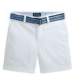 Polo Ralph Lauren Shorts - Bedford - Classics I - Hvid m. Blte
