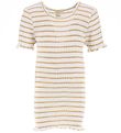 Minimalisma T-shirt - Silke/Bomuld - Blomst - Honey Stripes