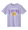 LMTD T-shirt - NlnDenniz NBA - Purple Heather