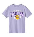 LMTD T-shirt - NlnDenniz NBA - Purple Heather