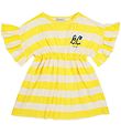 Bobo Choses Kjole - Yellow Stripes Ruffle - Gul/Hvid