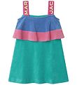 Little Marc Jacobs Kjole - Frott - Grn m. Bl/Rosa