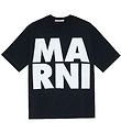Marni T-Shirt - Sort m. Hvid