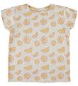 Soft Gallery T-Shirt - SgPilou - Oranges - Light Grey Melange AO