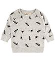 Soft Gallery Sweatshirt - SgAlexi - Bees And Peas - Light Grey