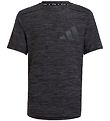 adidas Performance T-Shirt - B TI Heather TEE - Gr