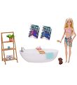 Barbie Dukkest - Confetti Bathtub Playset