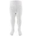 Name It Strømpebukser - NbfOpagna - Bright White m. Blonder