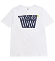 Wood Wood T-shirt - Ace Badge Logo - White