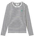 Wood Wood Bluse - Moa - Off-White/Navy Stripes