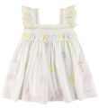 Stella McCartney Kids Kjole - Hvid/Pastel m. Blomster