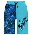 LEGO Ninjago Badeshorts - LWAlex 304 - UV40+ - Bright Blue