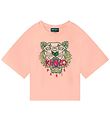 Kenzo T-shirt - Rosa m. Tiger
