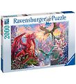 Ravensburger Puslespil - 2000 Brikker - Fantasy Dragon