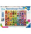 Ravensburger Puslespil - 100 Brikker - Disney Multi Character