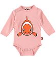 DYR-Cph Body l/ - DYRQuack - Soft Pink m. Klovnfisk