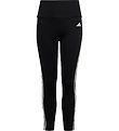 adidas Performance Leggings - G TR-ES 3S TIG - Sort/Hvid