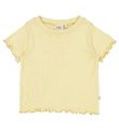 Wheat T-shirt - Irene - Rib - Yellow Dream