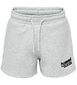 Hummel Shorts - hmlPure - Ultra Light Grey Melange