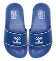 Hummel Badesandaler - Pool Slide JR - Dazzling Blue
