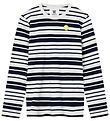 Wood Wood Bluse - Moa - Off White/Navy Stripes