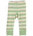 Katvig Leggings - Grøn/Hvid Stribet