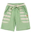 Katvig Shorts - Grøn/Hvid Stribet