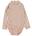 Liewood Badedragt - Baby - Maxime - UV40+ - Stripe Tuscany Rose/