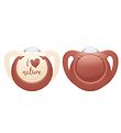 Nuk Sutter - For Nature - 2-pak - Rød