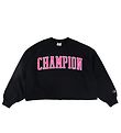 Champion Fashion Sweatshirt - Croptop - Sort