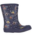 Viking Gummistøvler - Indie - Navy/Orange m. Vikinger