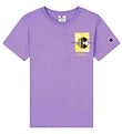 Champion T-shirt - Crewneck - Lilla