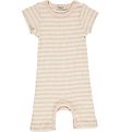 MarMar Sommerdragt - Modal - Rib - Rose/Off-White