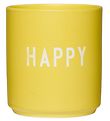 Design Letters Kop - Favorite Cup - Happy - Yellow