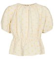 Petit by Sofie Schnoor Bluse - Antique White m. Hjerter