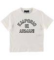 Emporio Armani T-shirt - Hvid m. Navy